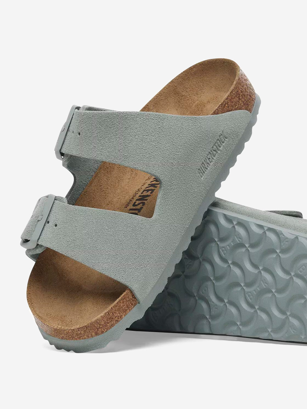 BIRKENSTOCK Arizona in suede Pure Sage Grigio Urbanstaroma