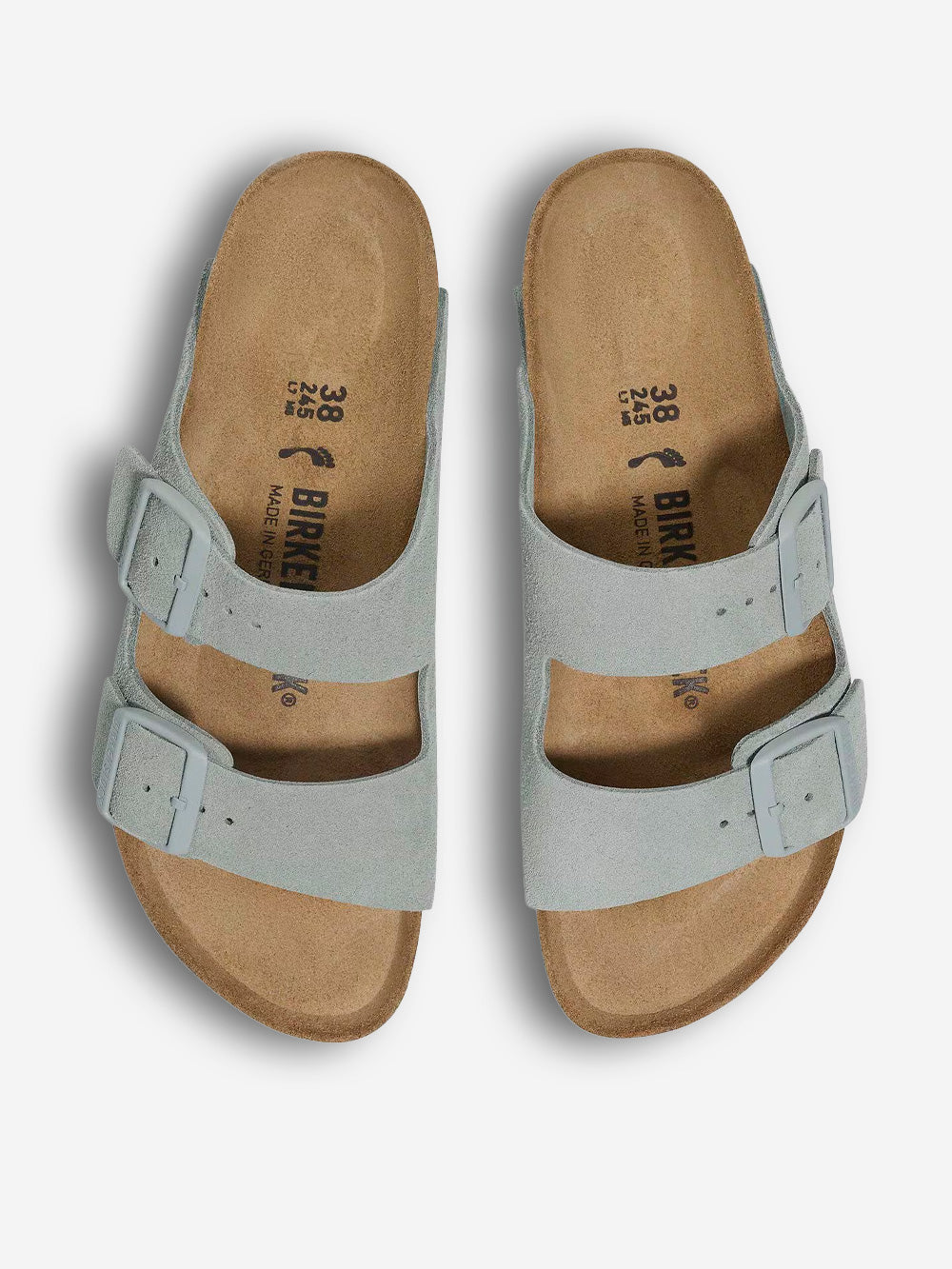 BIRKENSTOCK Arizona in suede Pure Sage Grigio Urbanstaroma