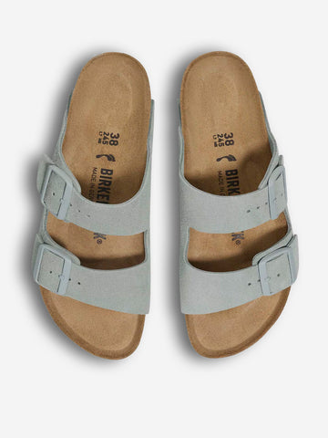 BIRKENSTOCK Arizona in suede Pure Sage Grigio