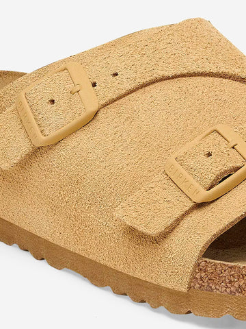 BIRKENSTOCK Zurich Exquisite in suede Latte Cream Crema