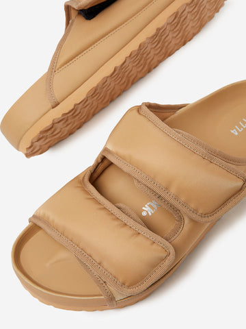 BIRKENSTOCK 1774 Arizona CosNy in nylon beige narrow Beige