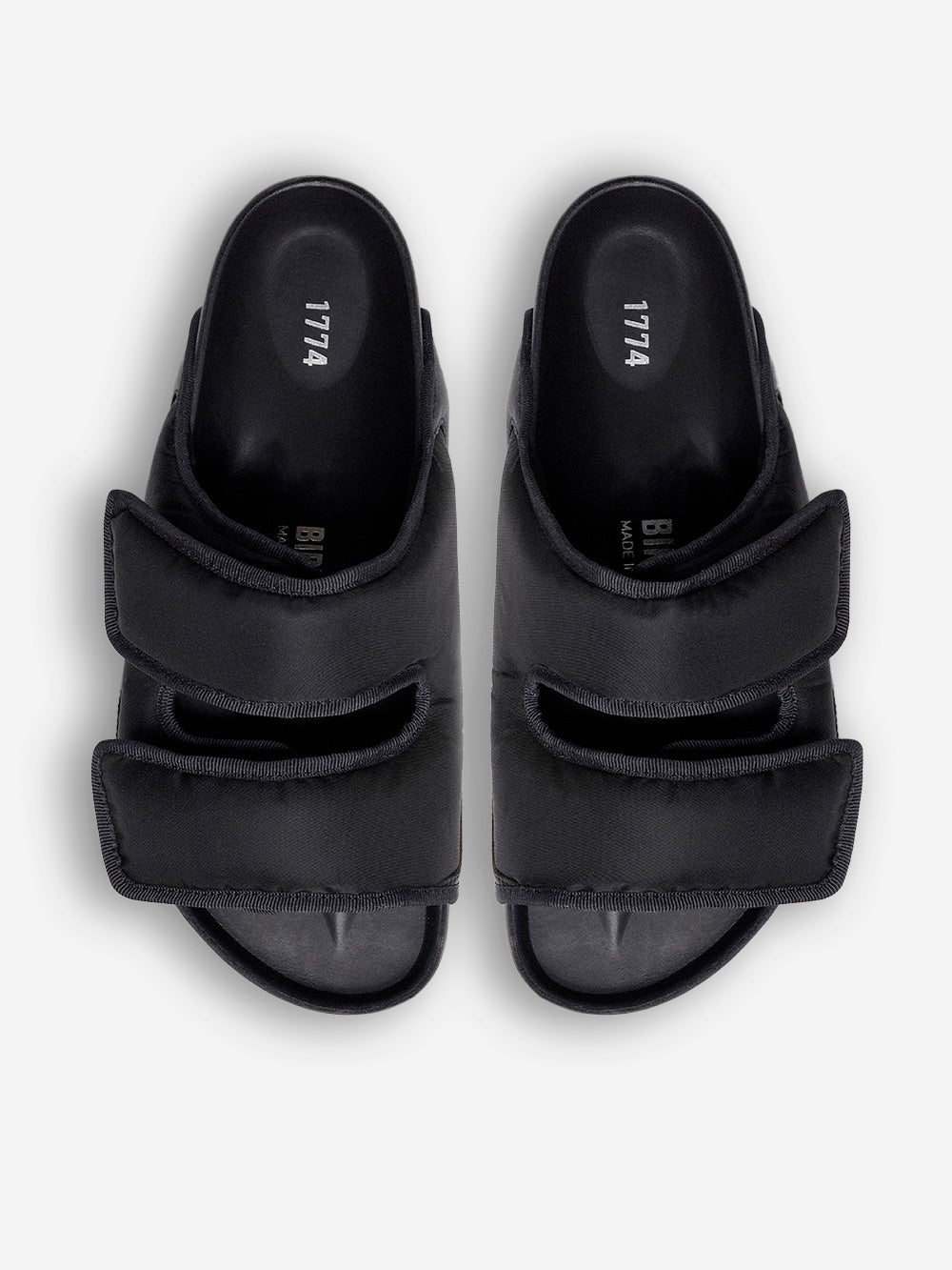 BIRKENSTOCK 1774 Arizona CosNy nere in nylon regular Nero Urbanstaroma