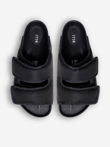 BIRKENSTOCK 1774 Arizona CosNy nere in nylon narrow Nero