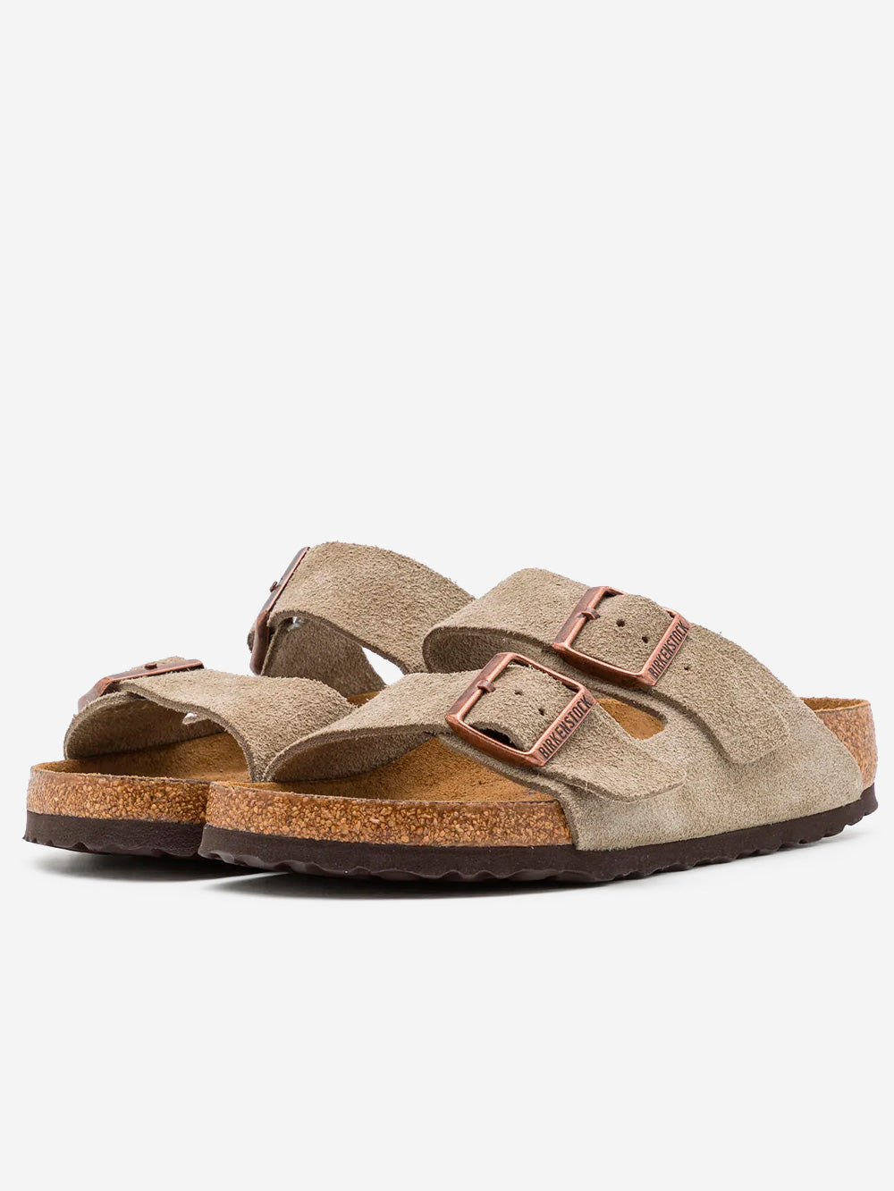 BIRKENSTOCK Sandali Arizona SFB in suede taupe Taupe Urbanstaroma