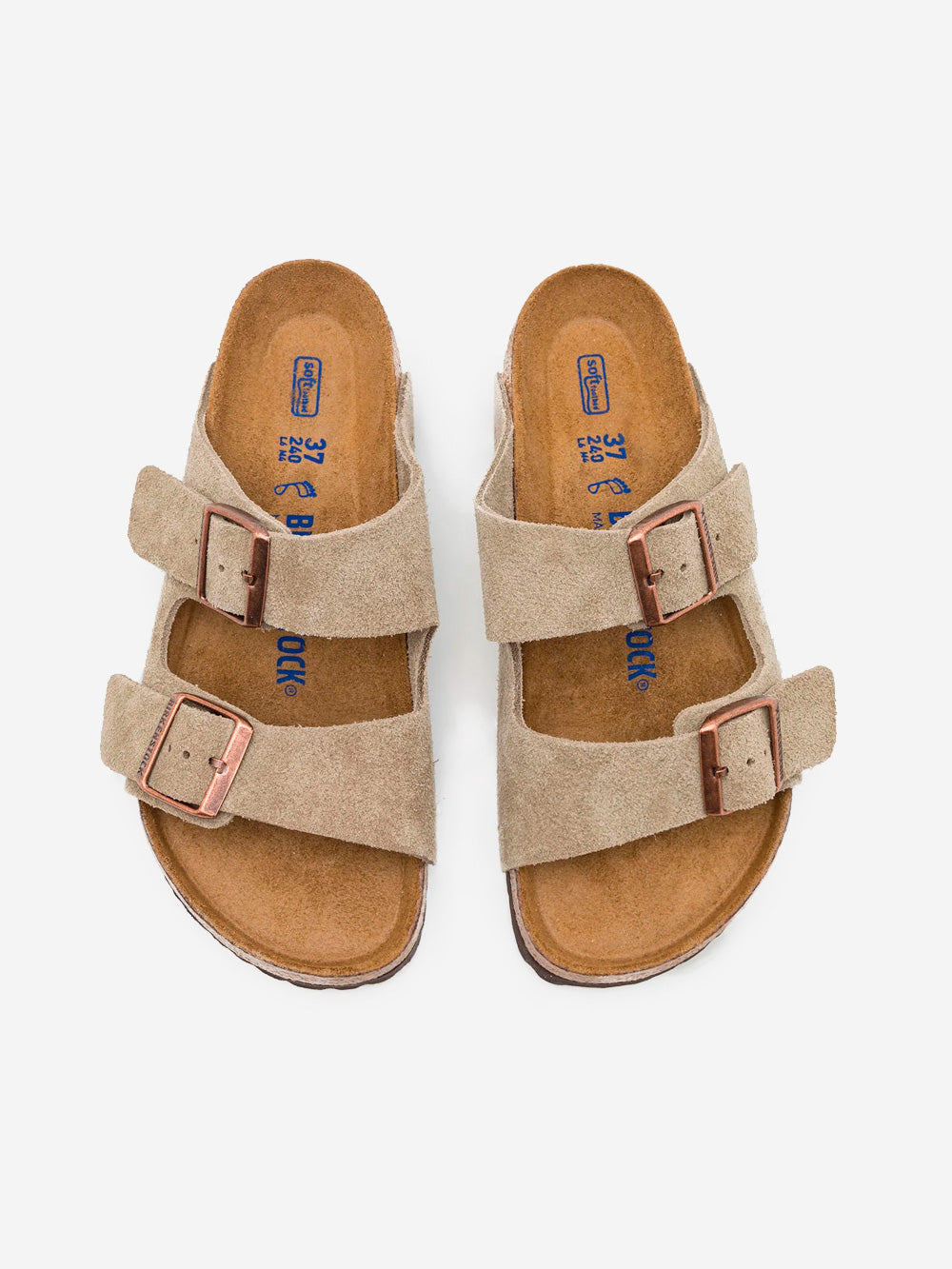 BIRKENSTOCK Sandali Arizona SFB in suede taupe Taupe Urbanstaroma