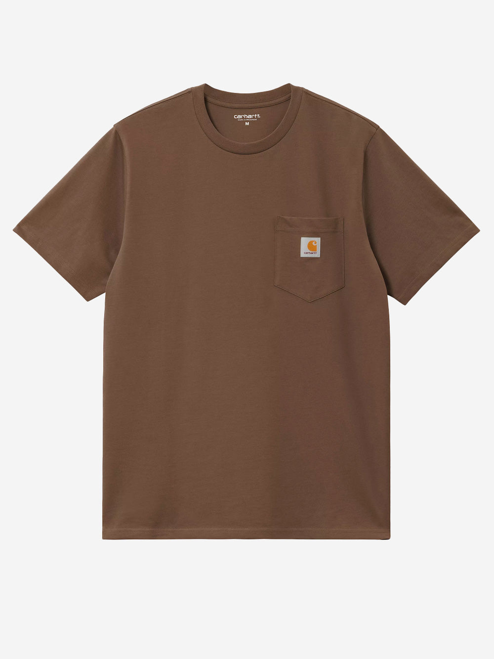 CARHARTT WIP T-shirt S/S Pocket marrone Marrone Urbanstaroma