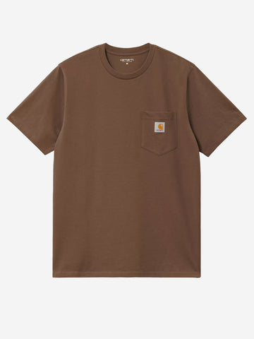 CARHARTT WIP T-shirt S/S Pocket marrone Marrone