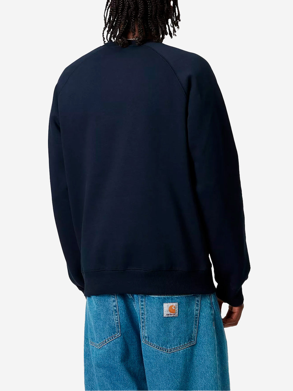 CARHARTT WIP Chase Sweat felpa blu Blu Urbanstaroma