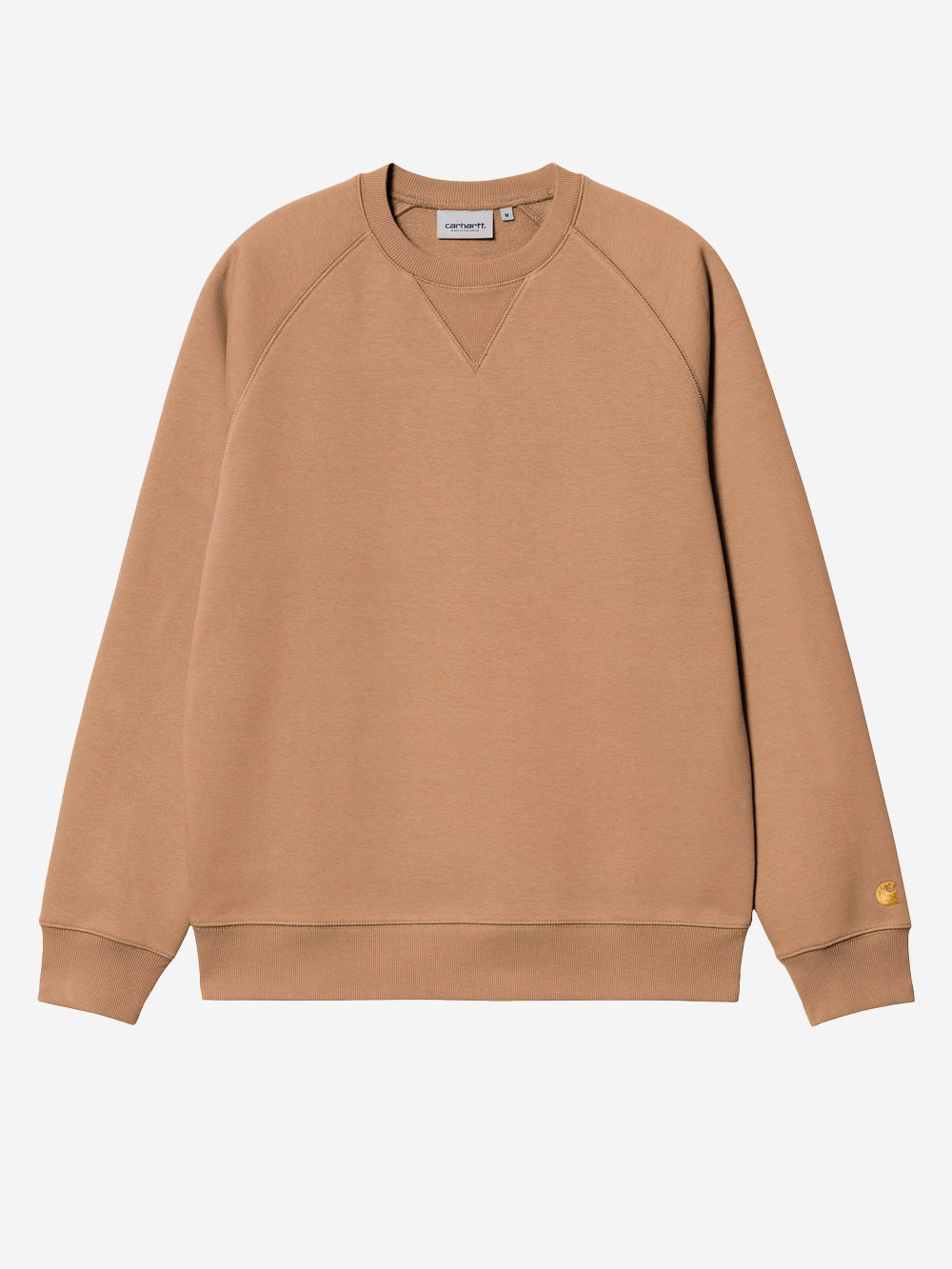 CARHARTT WIP Chase Sweat felpa marrone dusty Urbanstaroma