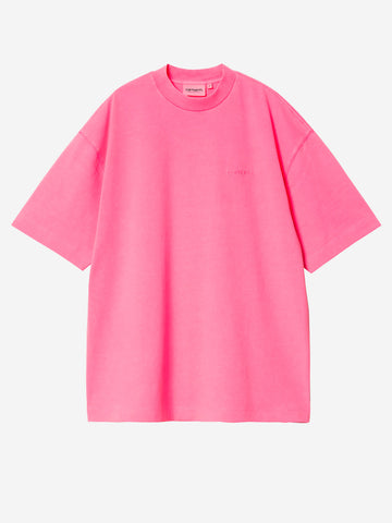 CARHARTT WIP W T-shirt oversize rosa Lumo Rosa