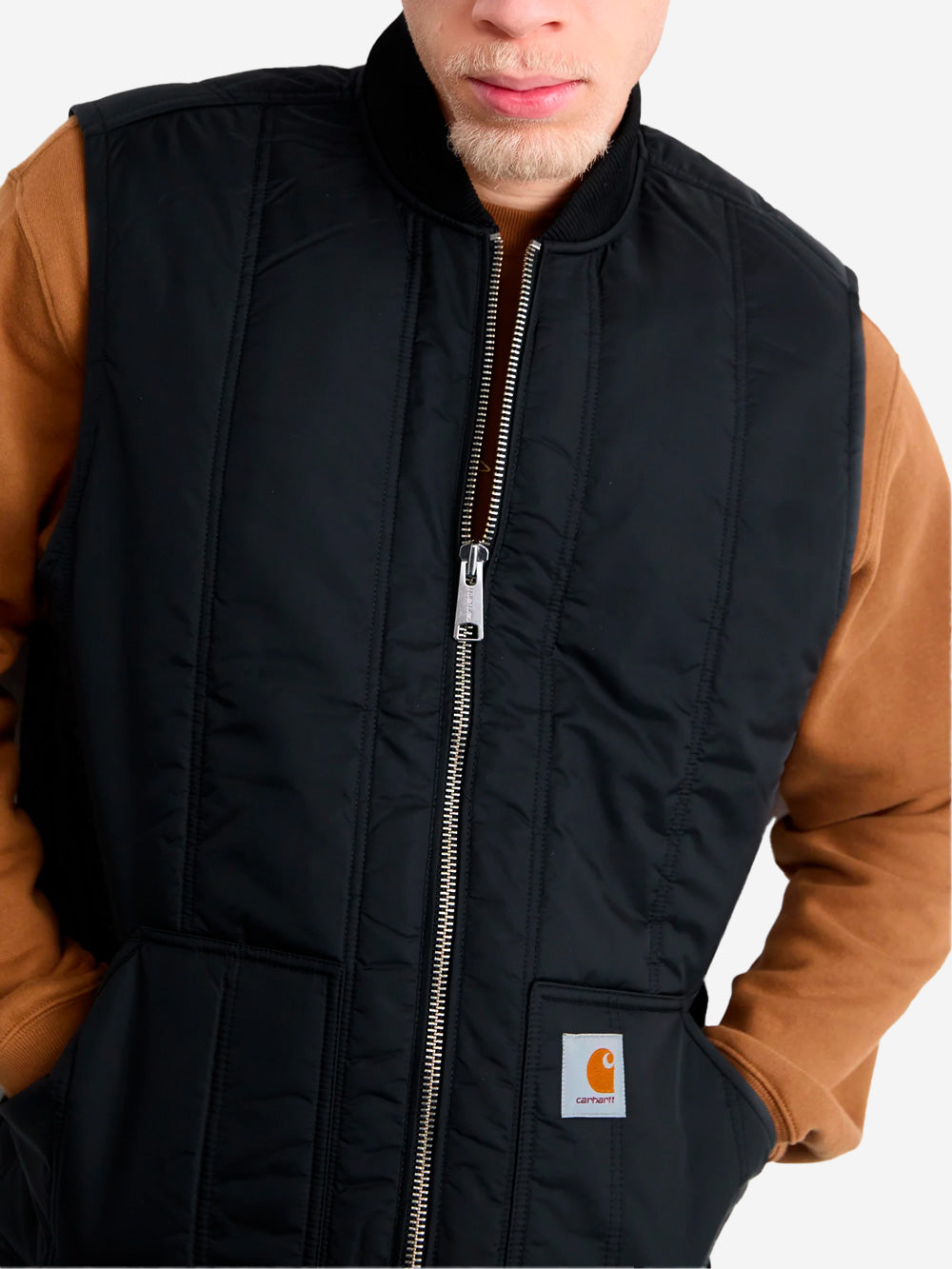 CARHARTT WIP M Gilet Lachlan nero Nero Urbanstaroma