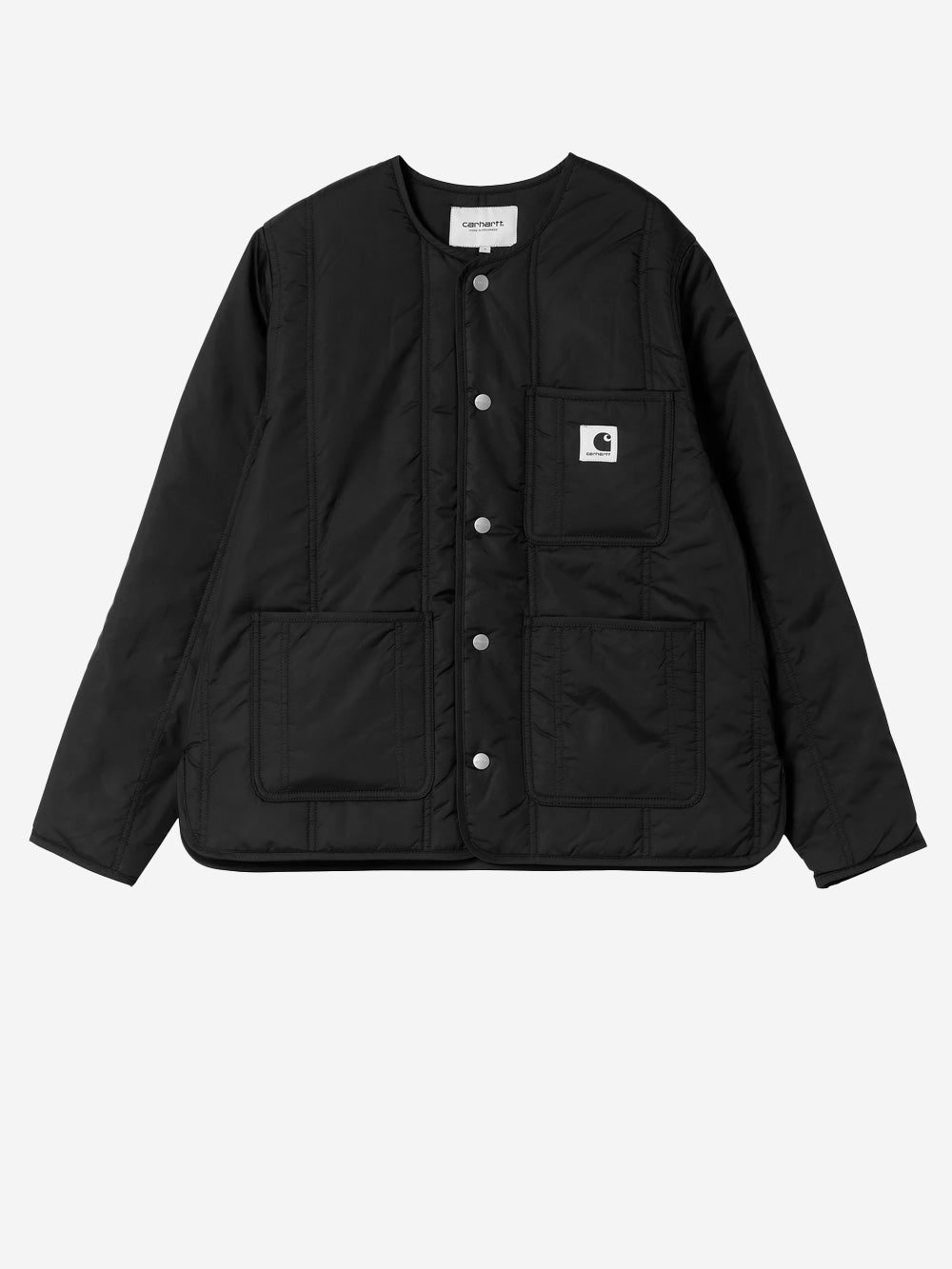 CARHARTT WIP W Giacca nera Kyla in nylon Nero Urbanstaroma