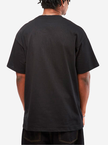 CARHARTT WIP T-shirt S/S Fragments Pocket nera Nero