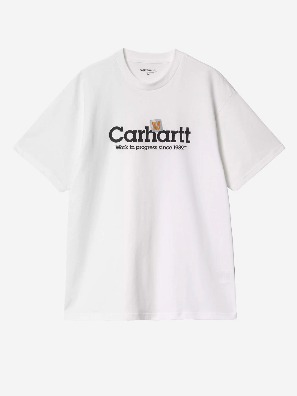 CARHARTT WIP T-shirt bianca Label Script Bianco Urbanstaroma