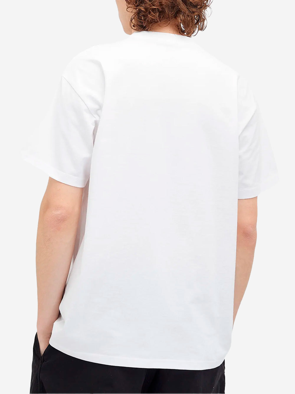 CARHARTT WIP T-shirt bianca Label Script Bianco Urbanstaroma