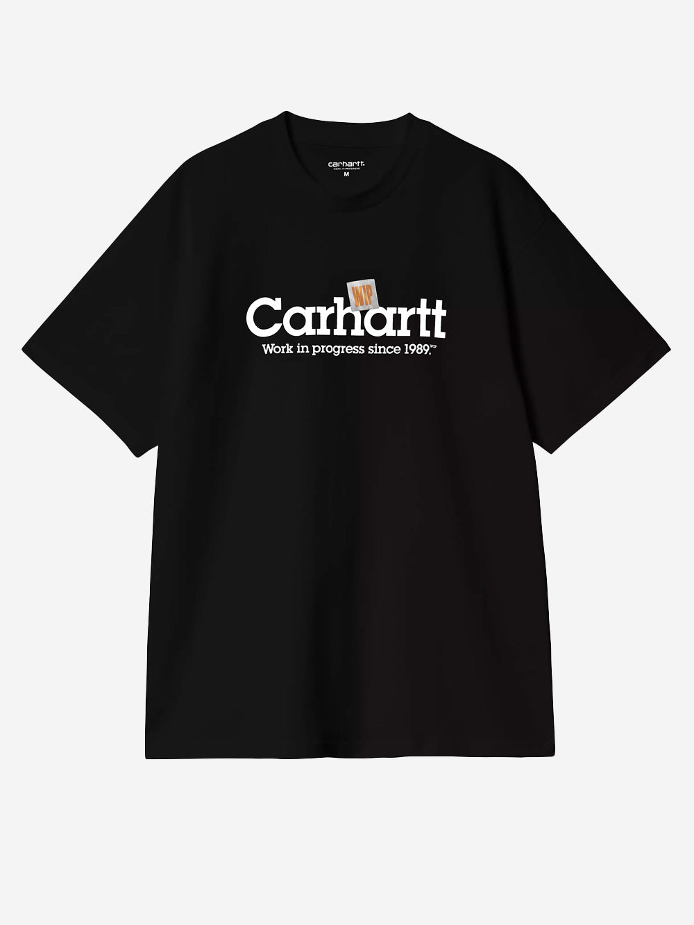 CARHARTT WIP T-shirt nera Label Script Nero Urbanstaroma