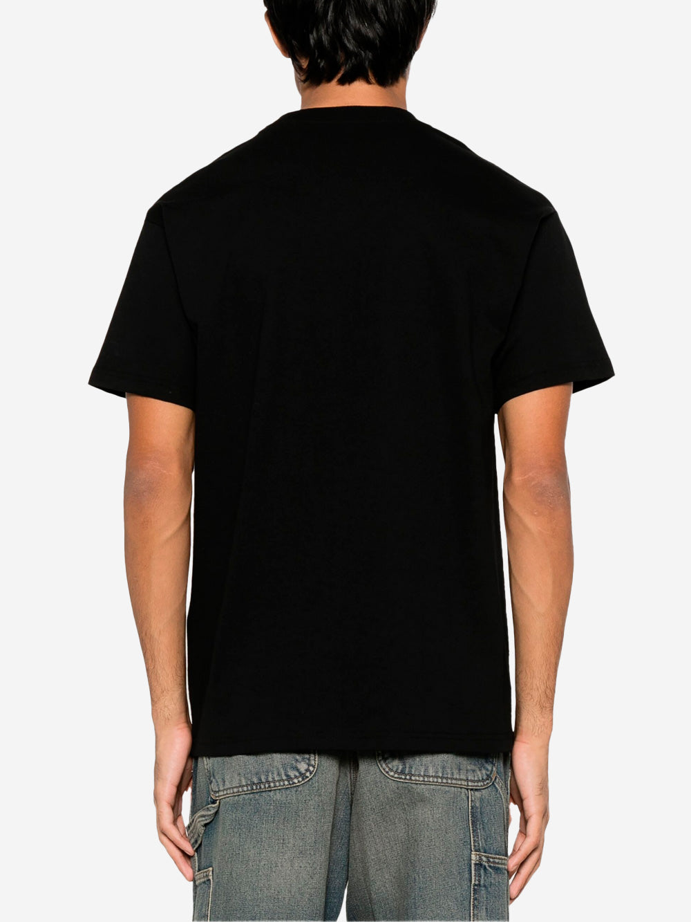 CARHARTT WIP T-shirt nera Label Script Nero Urbanstaroma