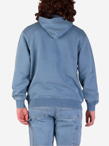 CARHARTT WIP Felpa con cappuccio 'Ingo' con inserto a forma di cuore Celeste