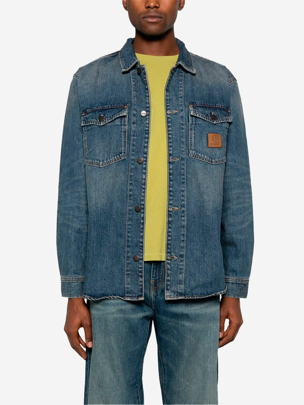 CARHARTT WIP M Giacca in denim blu Lincoln Blu Urbanstaroma