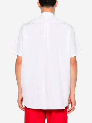 COMME DES GARCONS SHIRT Be@rbrick Camicia bianca oversize a maniche corte Bianco