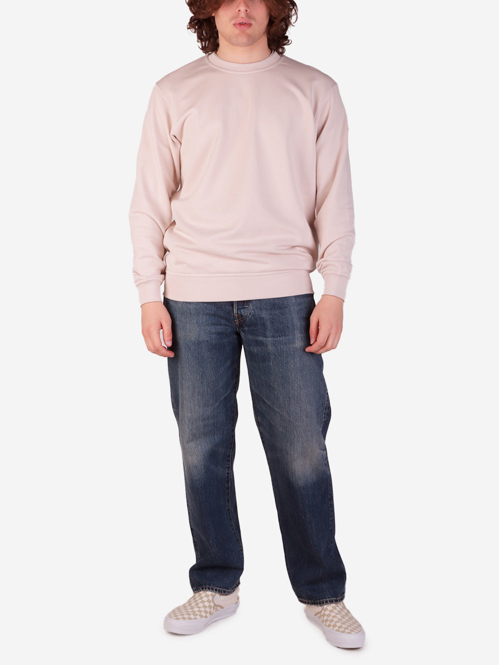 COMME DES GARCONS SHIRT Felpa leggera in cotone beige Beige Urbanstaroma