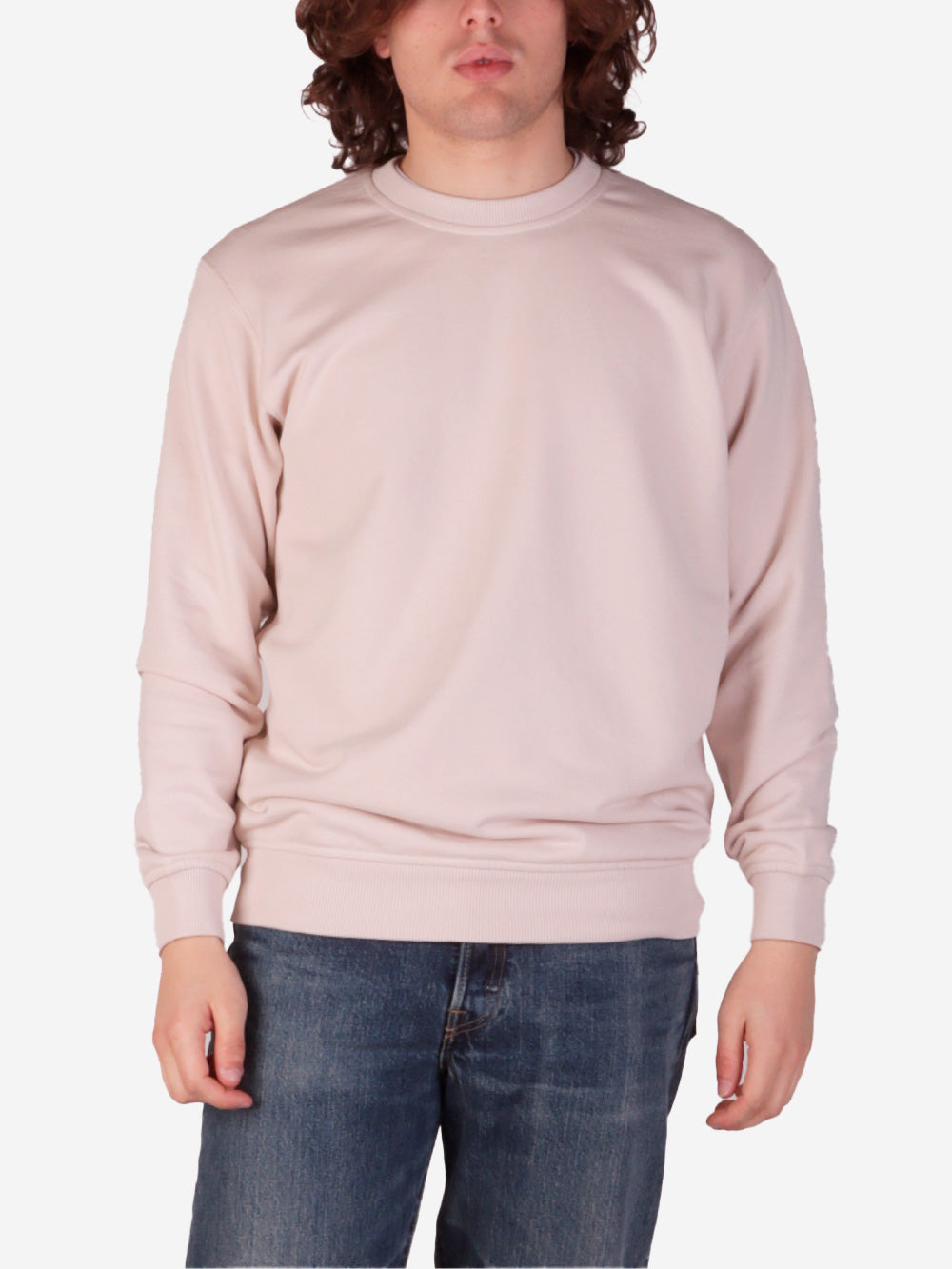 COMME DES GARCONS SHIRT Felpa leggera in cotone beige Beige Urbanstaroma