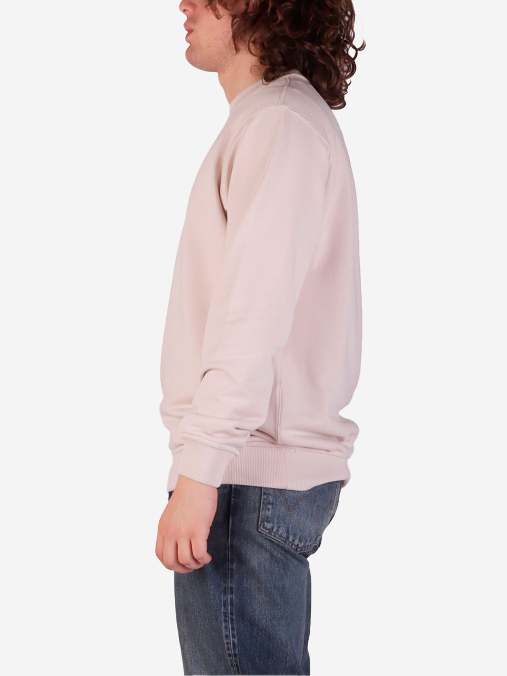 COMME DES GARCONS SHIRT Felpa leggera in cotone beige Beige Urbanstaroma