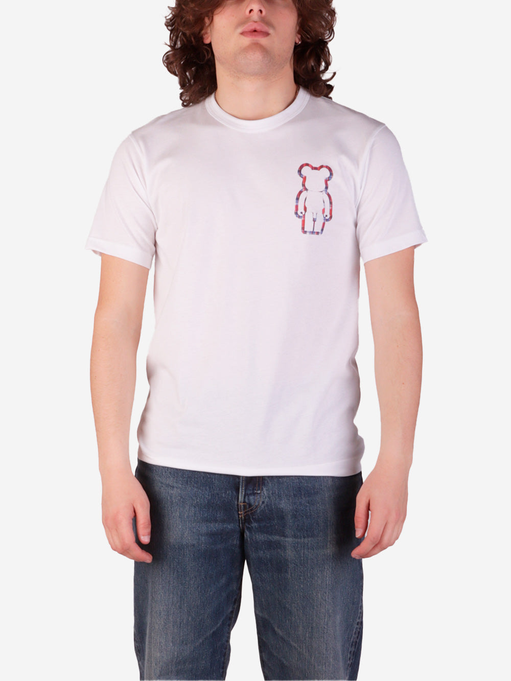 COMME DES GARCONS SHIRT Be@rbrick T-shirt bianca Bianco Urbanstaroma