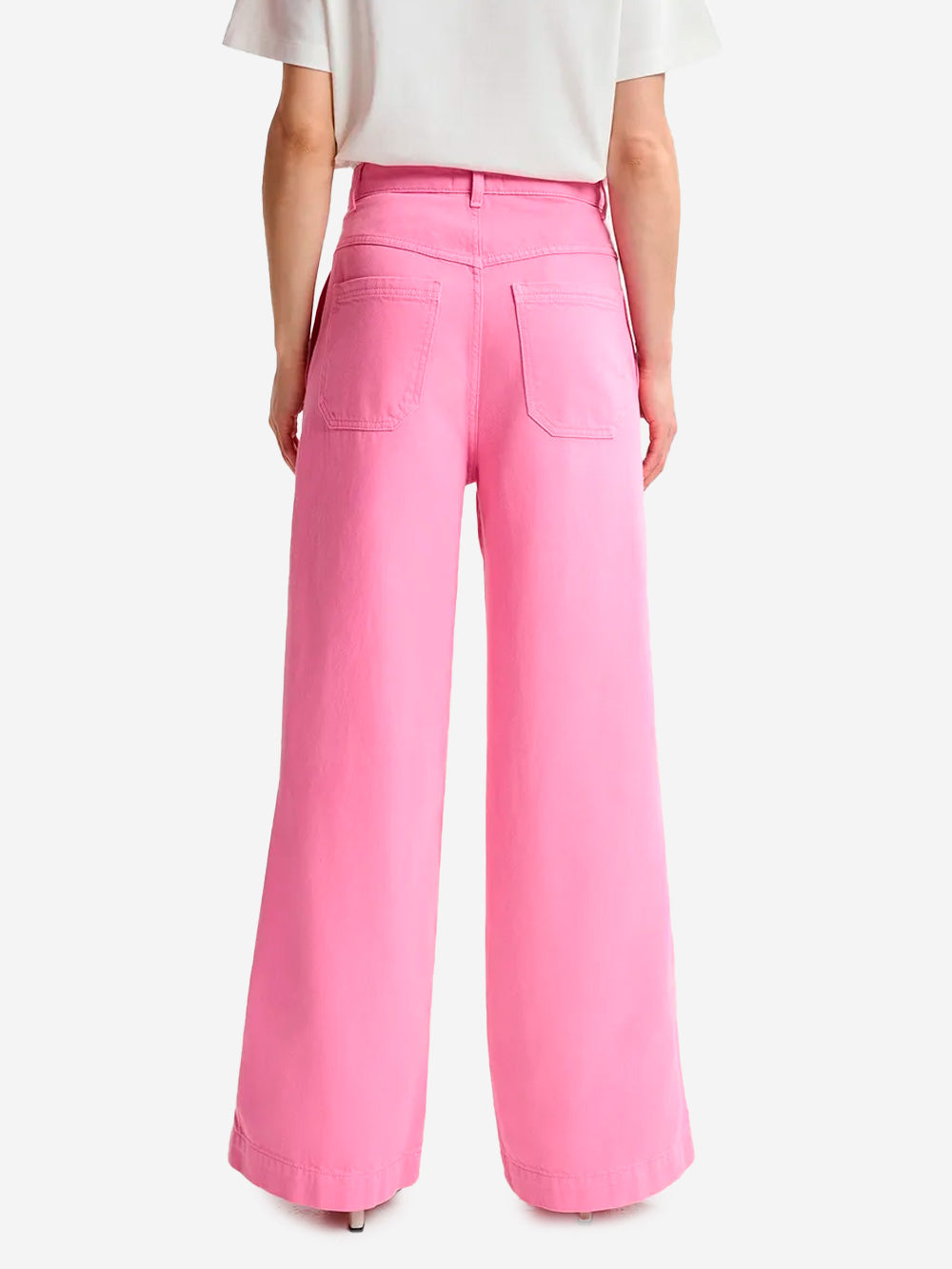 ESSENTIEL ANTWERP Jeans a gamba larga rosa Rosa Urbanstaroma