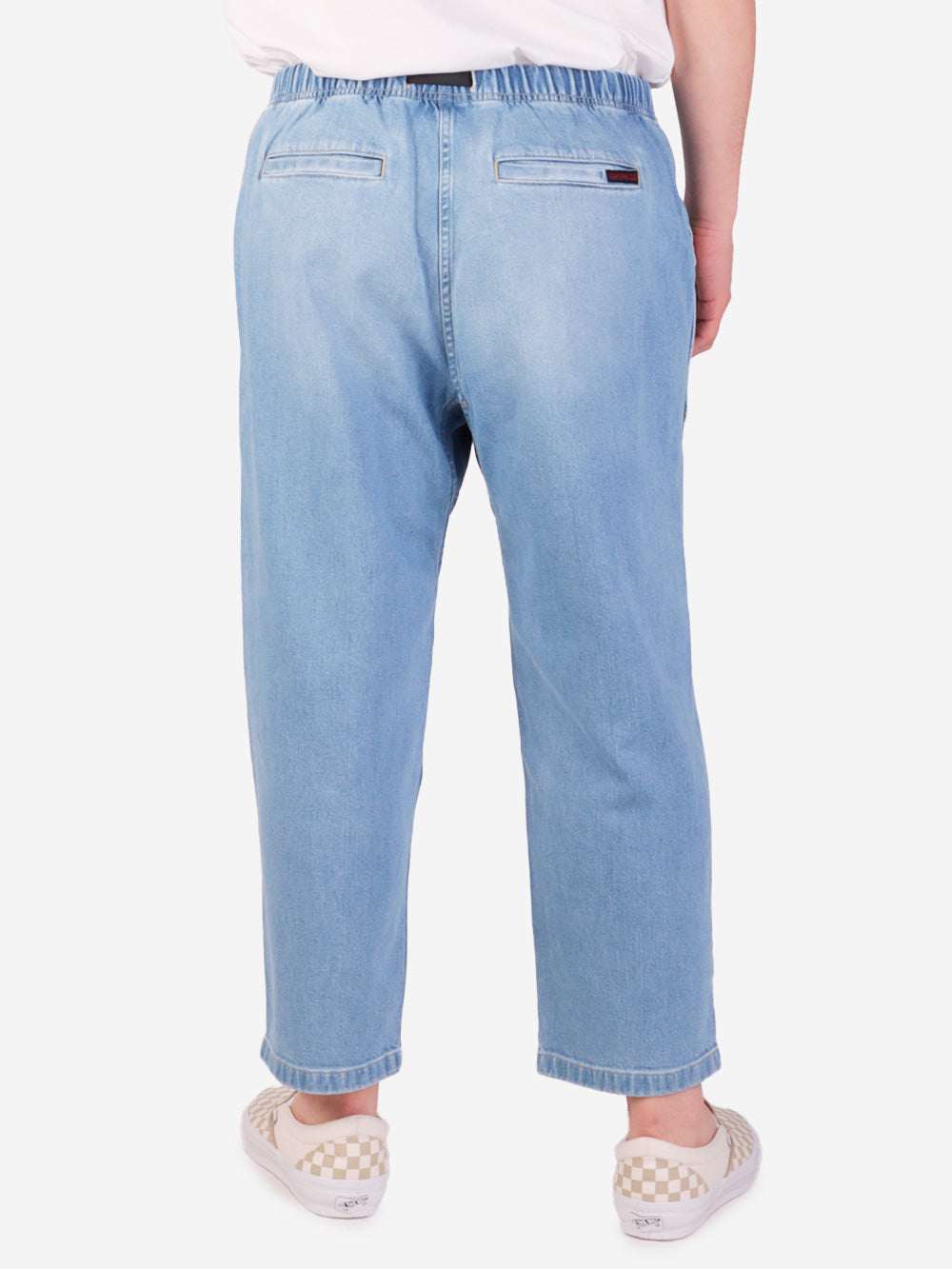GRAMICCI Stretch Denim Loose Tapered Pants Celeste Urbanstaroma