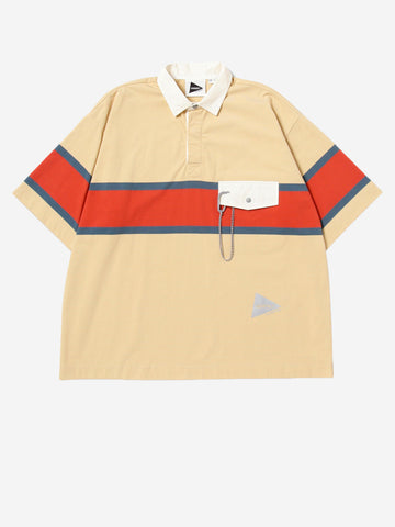 GRAMICCI Gramicci x and Wander camicia rugby gialla Giallo
