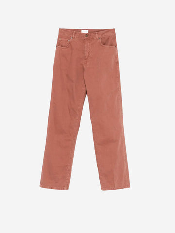 HAIKURE Jeans Bonnie twill 45 rosso mattone Mattone