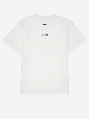 MM6 MAISON MARGIELA T-shirt bianca oversize Numeric Bianco