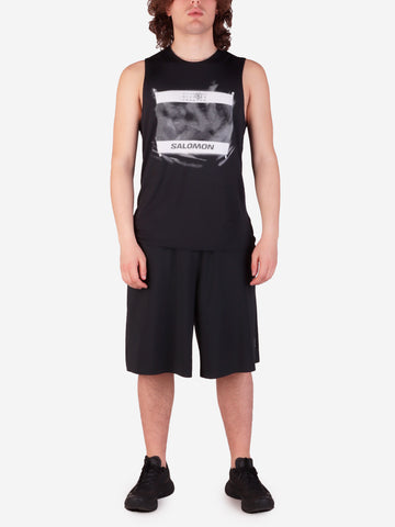 MM6 MAISON MARGIELA Canotta MM6 x Salomon nera Nero