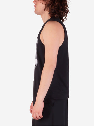 MM6 MAISON MARGIELA Canotta MM6 x Salomon nera Nero