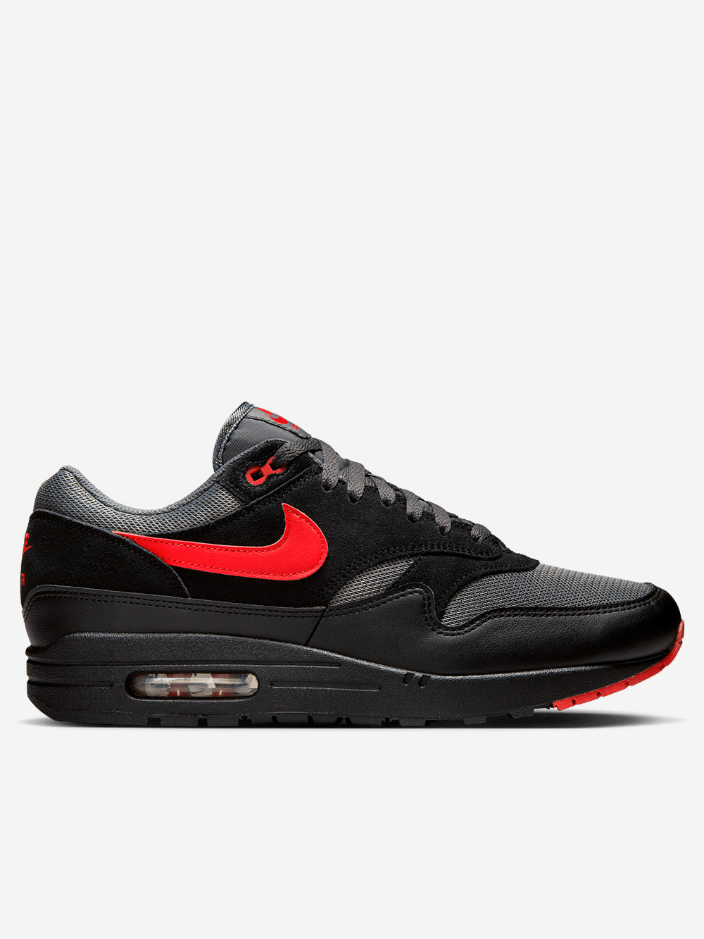 NIKE Nike Air Max 1 'Vamps Black University Red' Nero Urbanstaroma