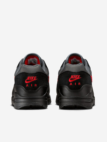 NIKE Nike Air Max 1 'Vamps Black University Red' Nero