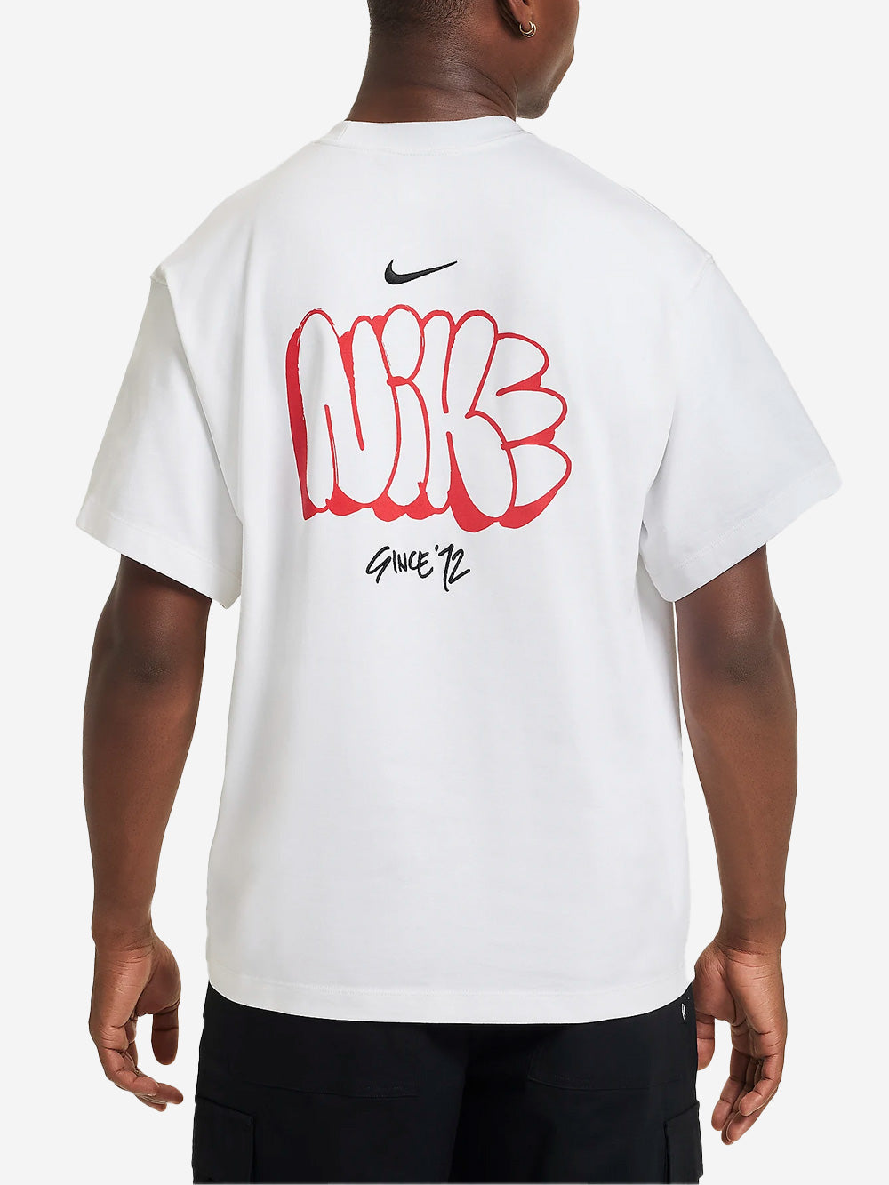 NIKE T-shirt oversize bianca Solo Swoosh Bianco Urbanstaroma