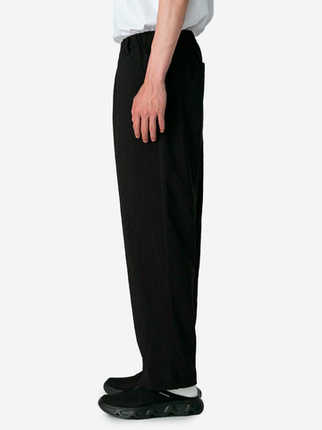 SNOW PEAK Pantaloni neri light poplin Nero