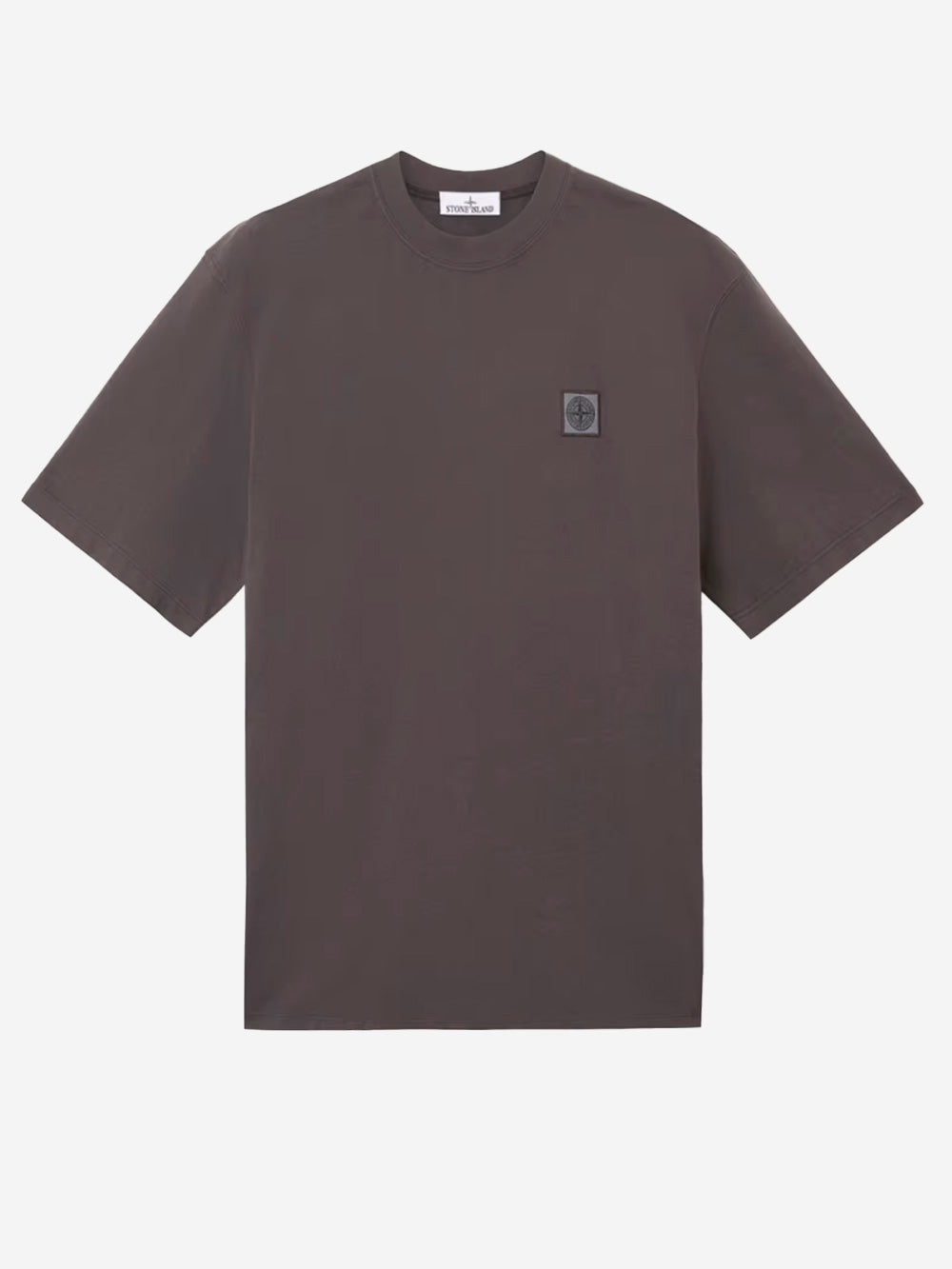 STONE ISLAND T-shirt antracite in jersey di cotone grigio Urbanstaroma