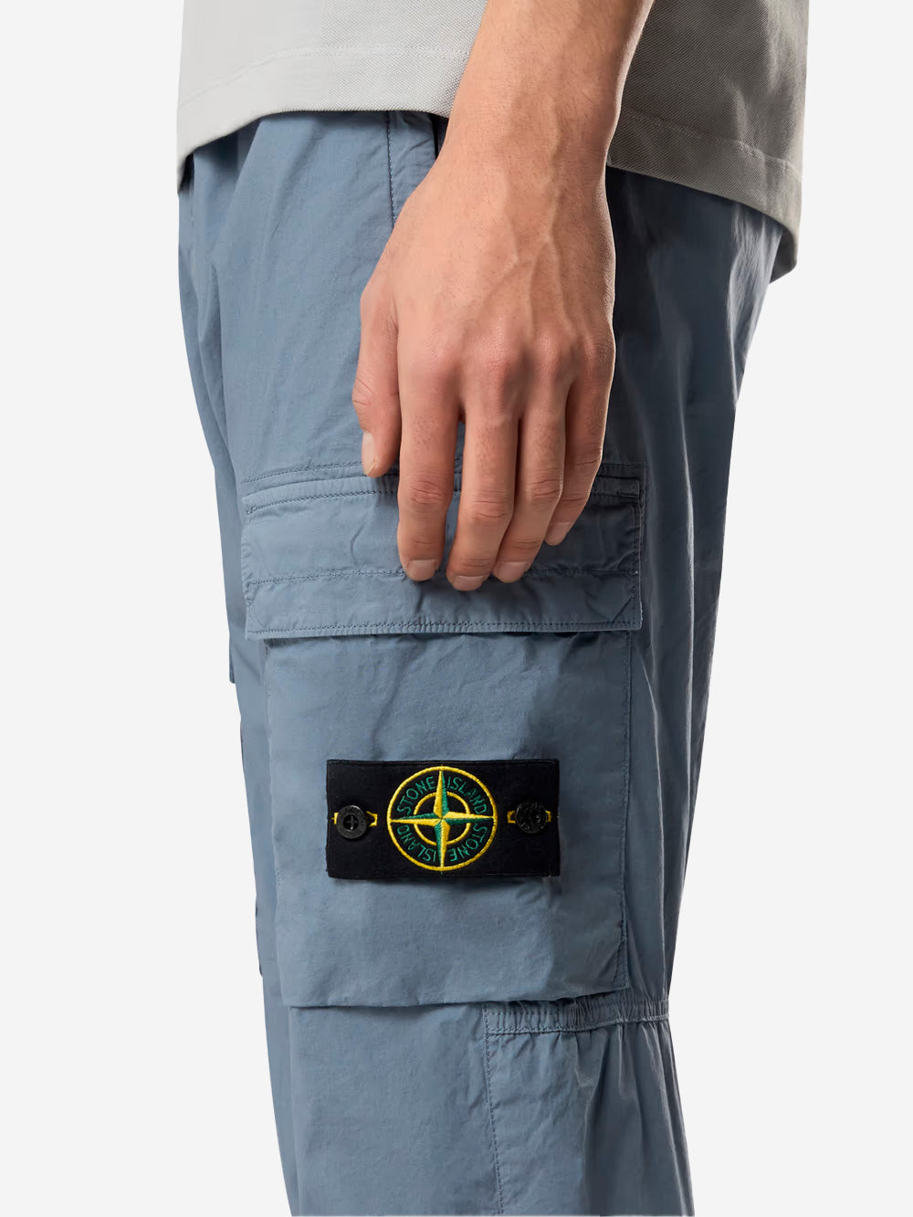 STONE ISLAND Pantaloni cargo parachute blu avio blu Urbanstaroma