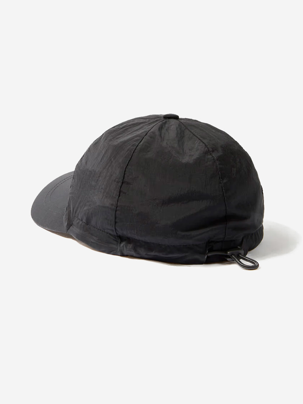 STONE ISLAND Cappellino nero in nylon con logo Nero Urbanstaroma