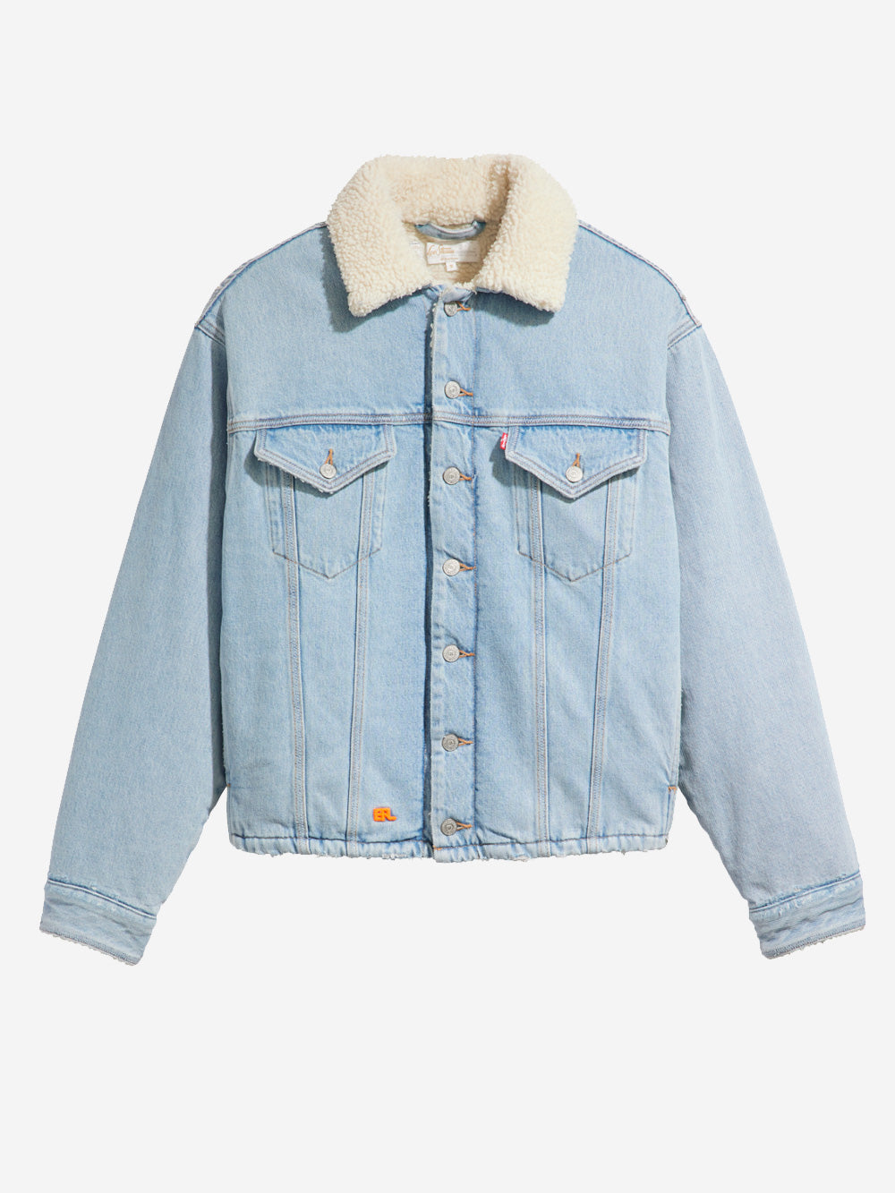 ERL ERL X LEVI'S Giacca in denim e sherpa Blu Urbanstaroma