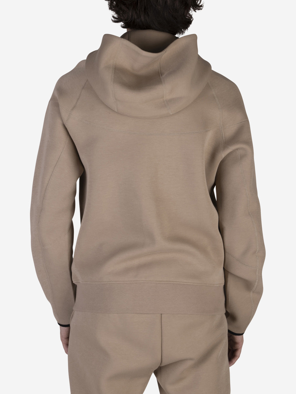 NIKE Felpa Tech Fleece beige con zip Beige Urbanstaroma