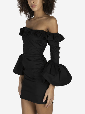 Taffeta mini dress