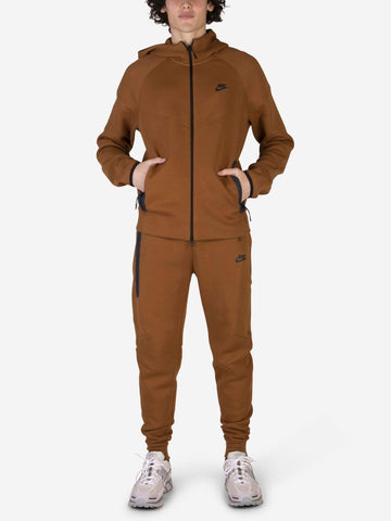 NIKE Pantaloni Tech Fleece Marrone